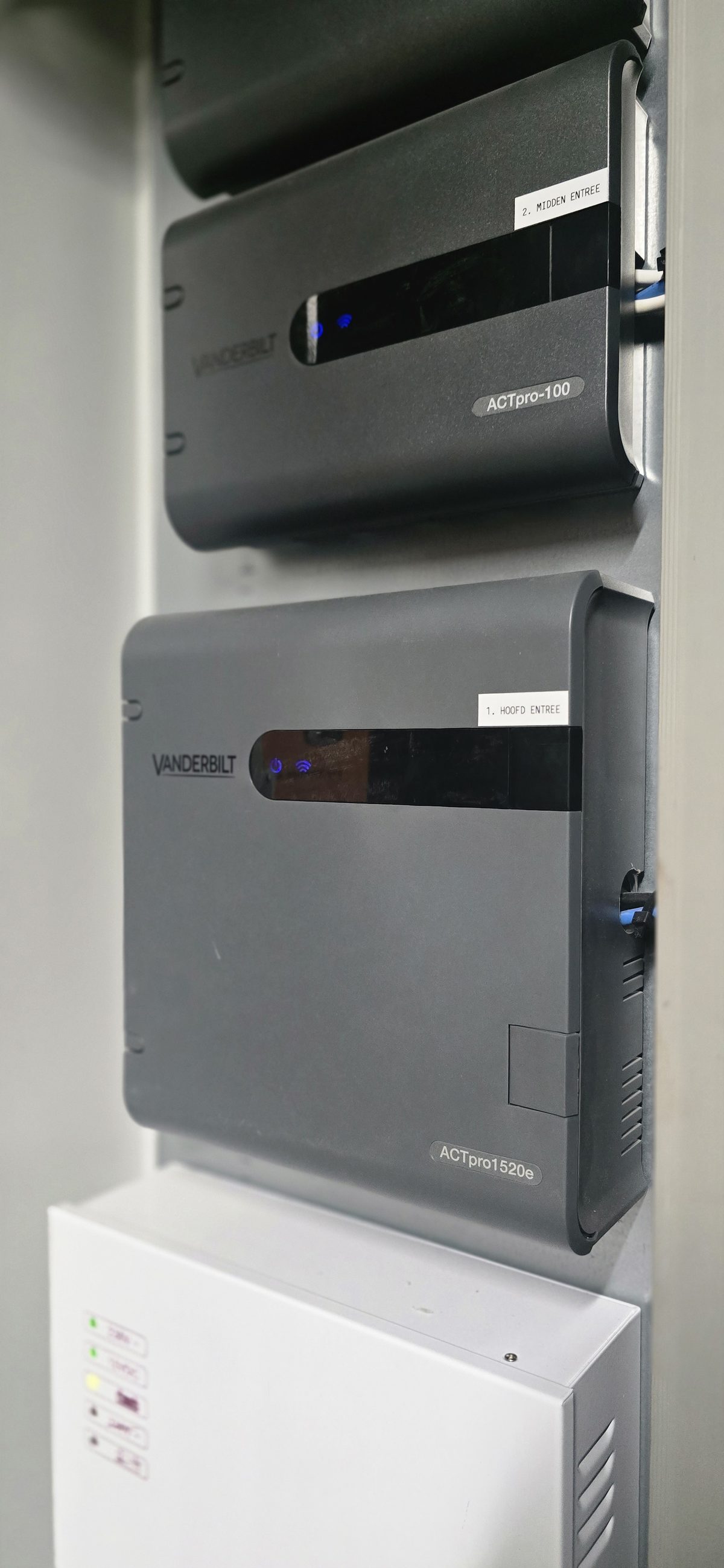 Beveiligingsserver close-up