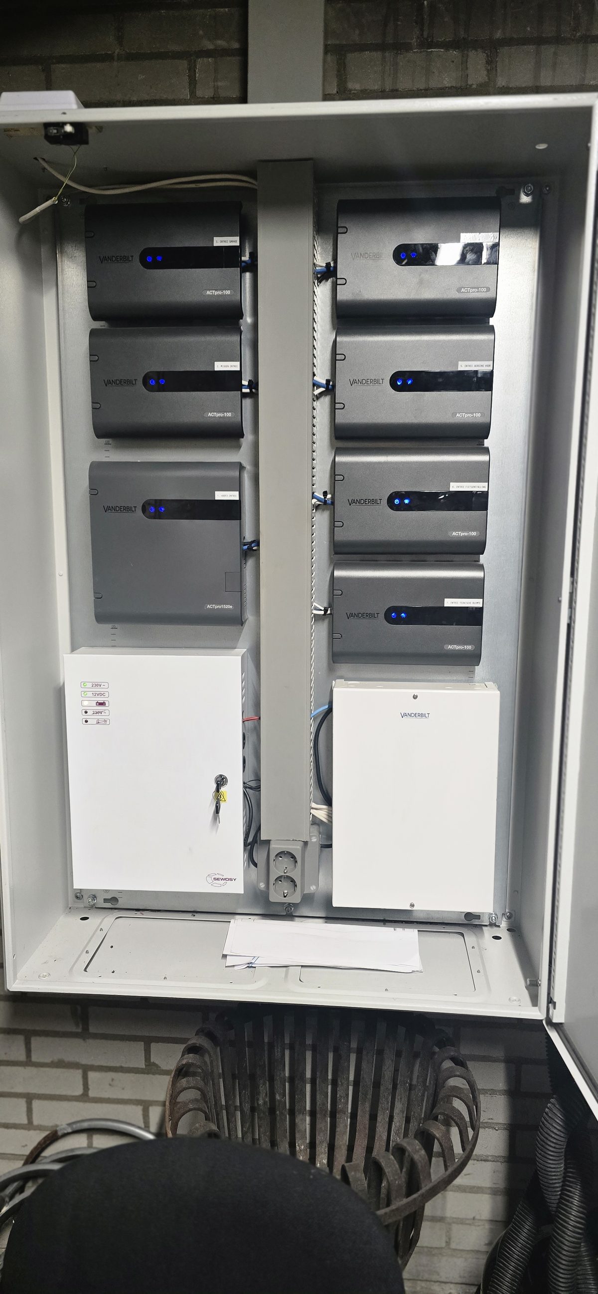 Vanderbilt toegangscontrole kast