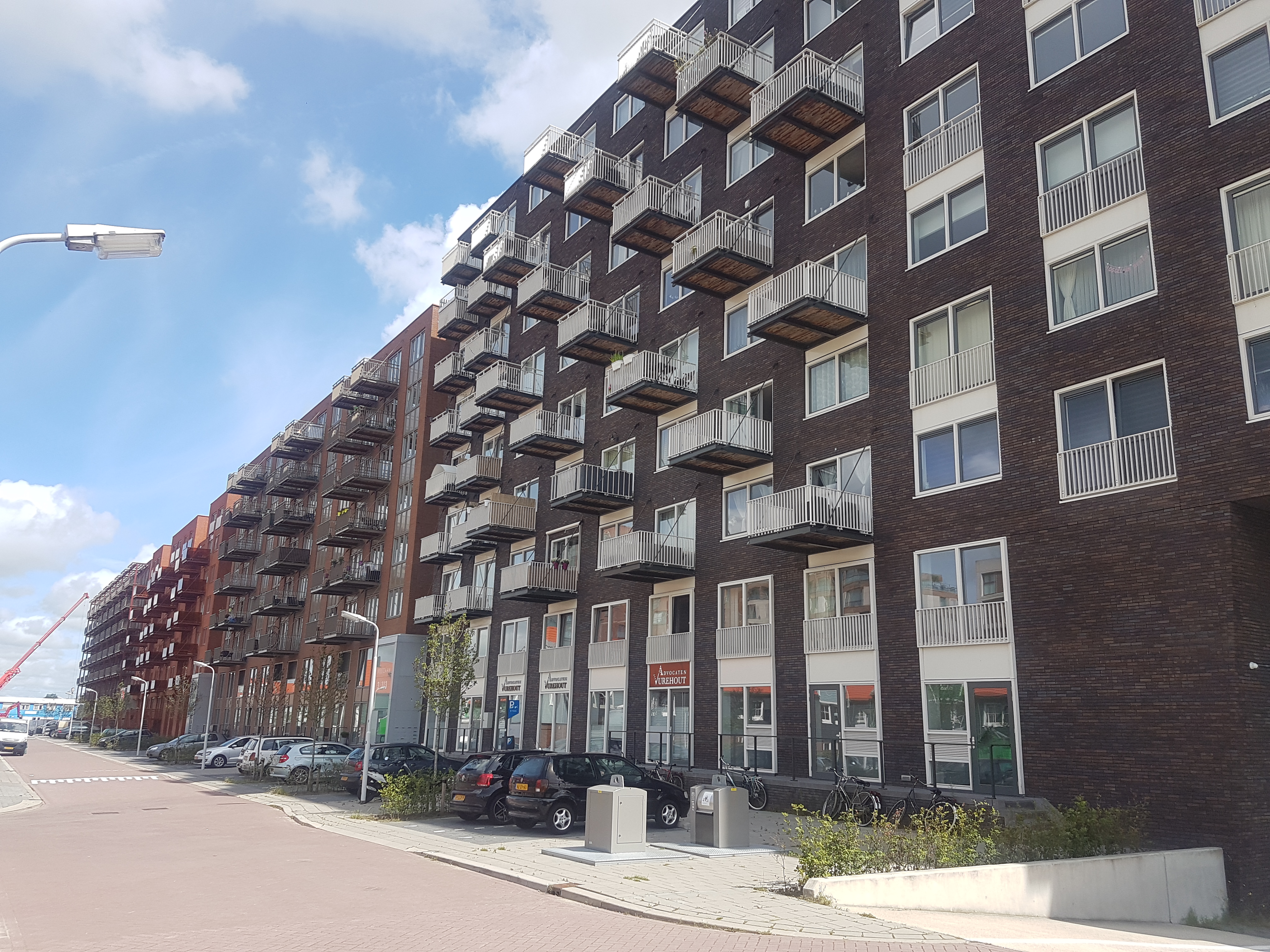 Bewakingscamera's appartementencomplex Zaandam